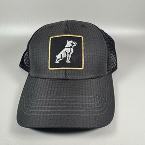 S Mack Trucks Bulldog‎ Gray Black Mesh Trucker Hat Cap